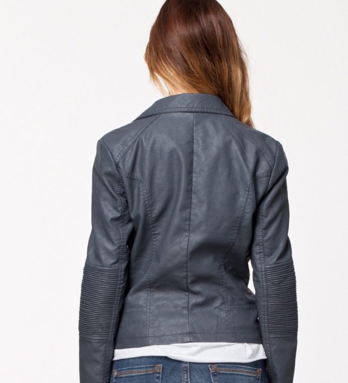 Navy Moto Jacket - immagine 2